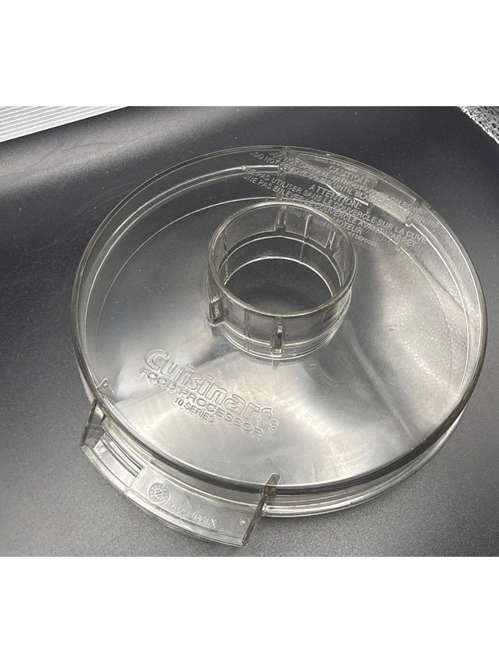 Cuisinart 10 Series Food Processor Flat Work Bowl Cover Lid  DLC-116GTX OEM